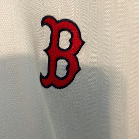 Tommy Bahama Boston Red Sox 100% Silk Button Up Shirt - Picture 5 of 9